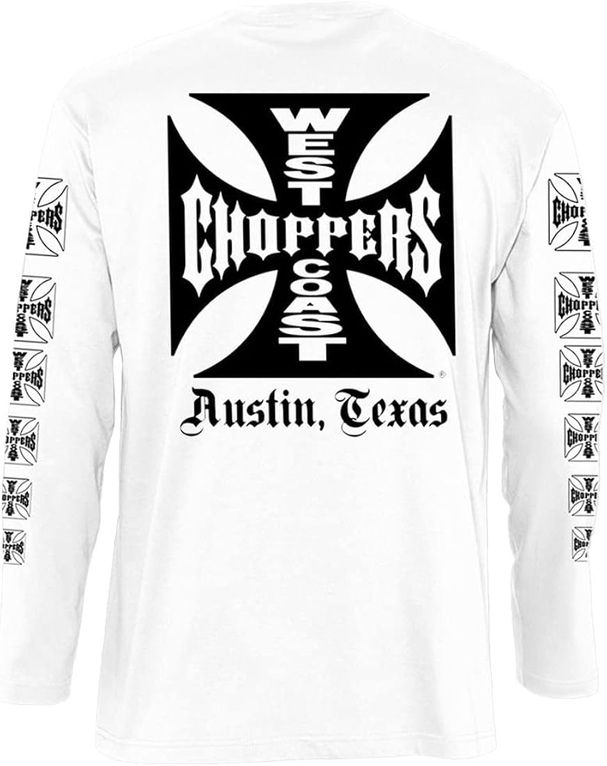 Buy West Coast Choppers Men Long-Sleeve T-Shirt OG Classic, White